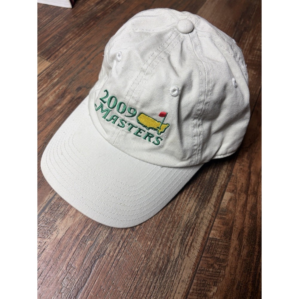 2009 Masters Golf Hat Beige Brand New With Tag America Needle